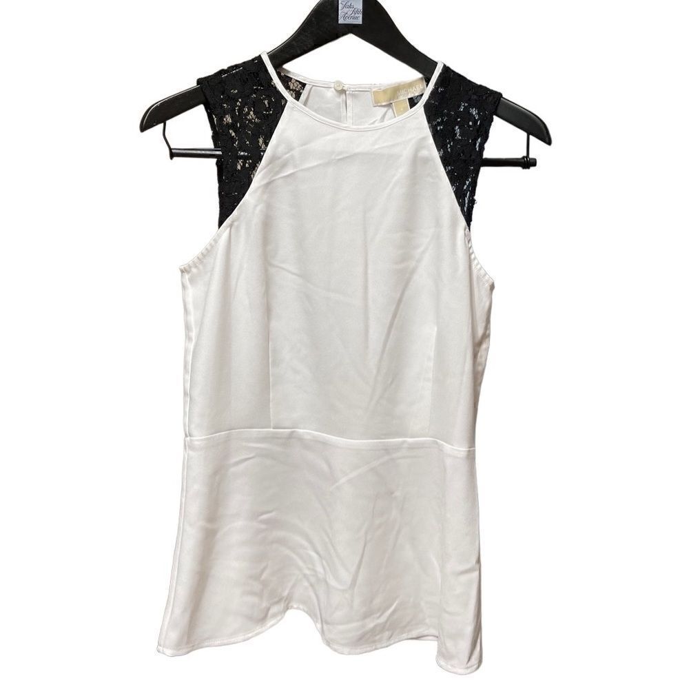🌟70% OFF 🌟Michael Kors🌟White Lace Sleeveless Top